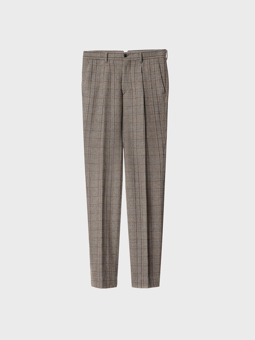 Wales-Check Wool-Blend Trousers_UTH-FP07 