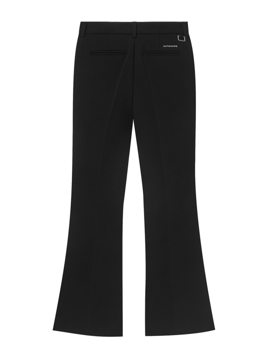 Semi Flare Pants - Black