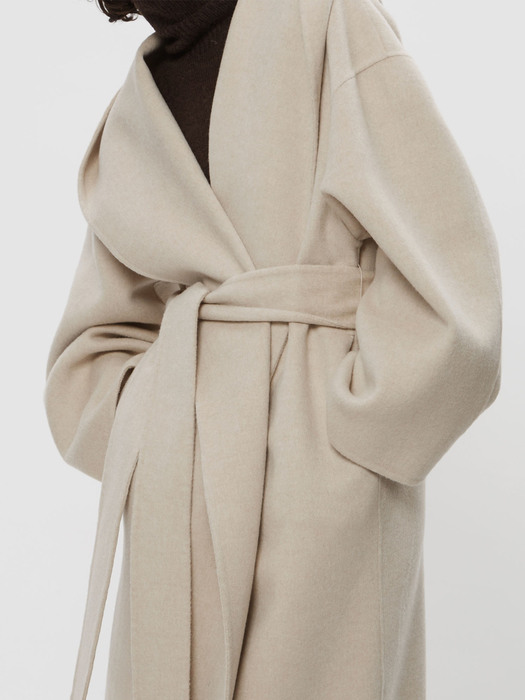 Hood Long Handmade coat