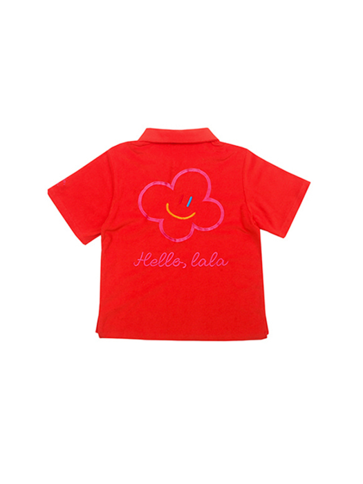 Hello LaLa Terry T-shirts(헬로 라라 테리 티셔츠) [Red]