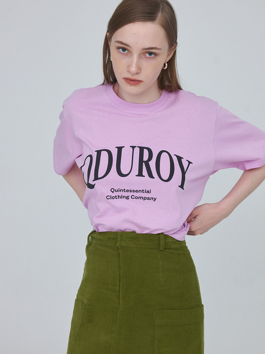 Arc QDUROY T-Shirt - Pink
