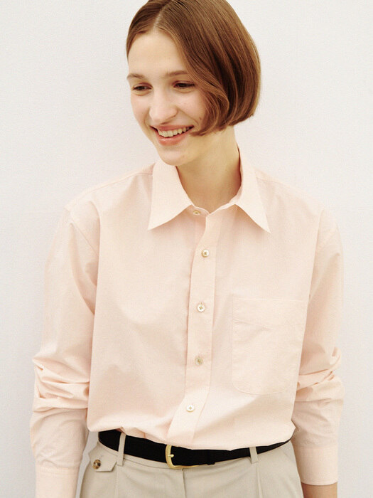 Marian  Coated-Shirt(Light pink)