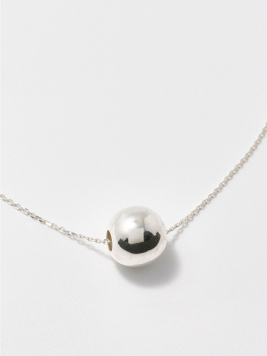 Big ball necklace [sv925]