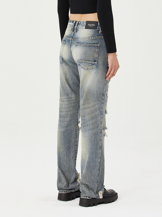 HT DOUBLE LAYERED JEANS