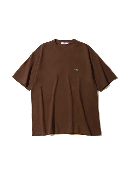 CBE OVER-FIT T-SHIRT [CHOCOLATE] 
