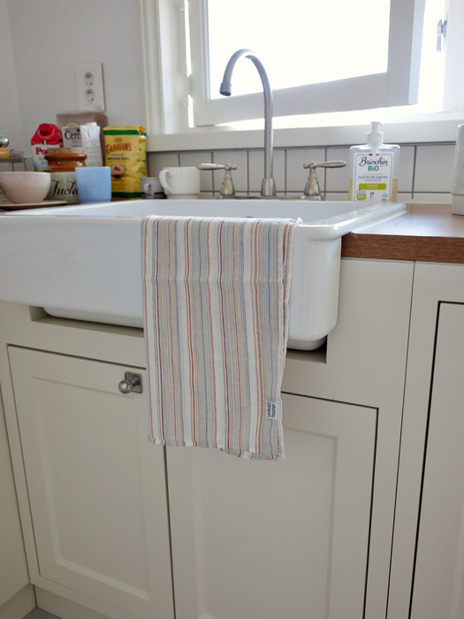 Linen stripe kitchen cloth