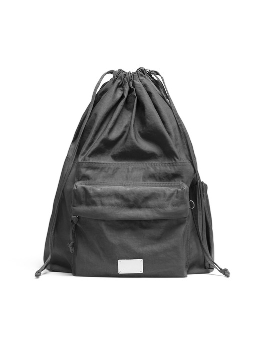 DRAWSTRING BACKPACK - GREY