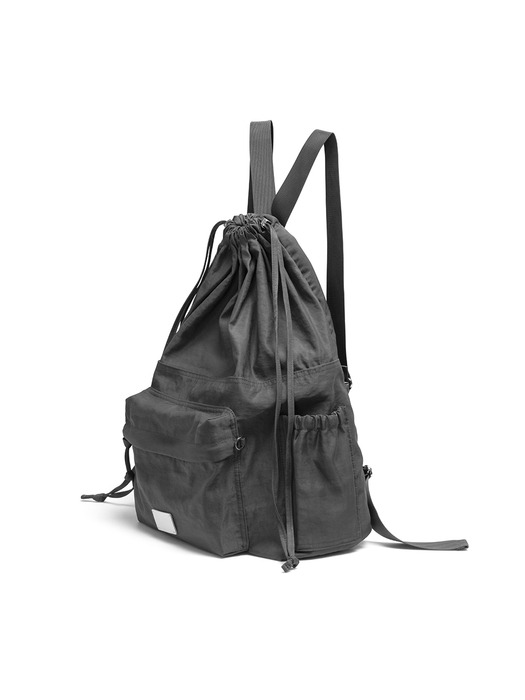 DRAWSTRING BACKPACK - GREY