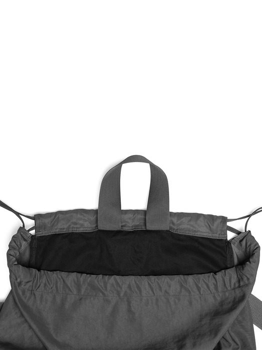 DRAWSTRING BACKPACK - GREY