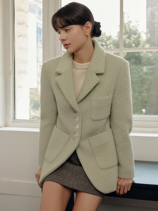 네오 알파카 울 자켓 / NEO ALPACA WOOL JACKET_2colors