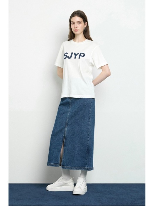 (PW2E3TTOE24WWT) SJYP 볼드 로고 티셔츠
