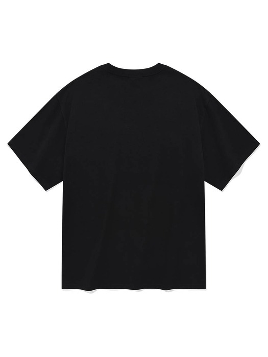 어센틱 로고 티셔츠 블랙