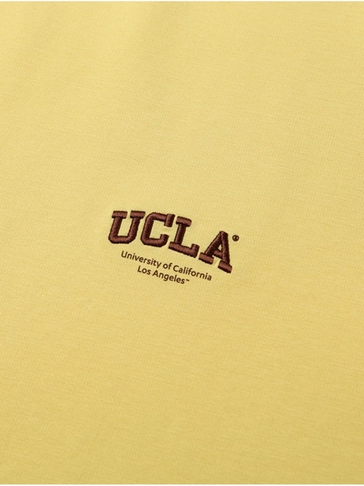 남녀공용 리사이클 스몰 로고 라운드 티셔츠[YELLOW](UA4ST93_75)