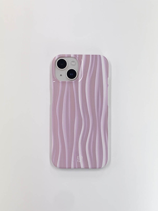 Pink wave hard case