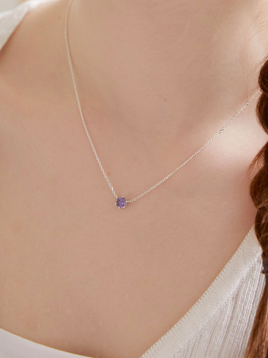 Gemma 925 Silver Necklace (3Color)