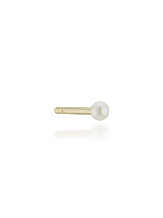[14K] Essential Pearl Earrings (2.5mm)