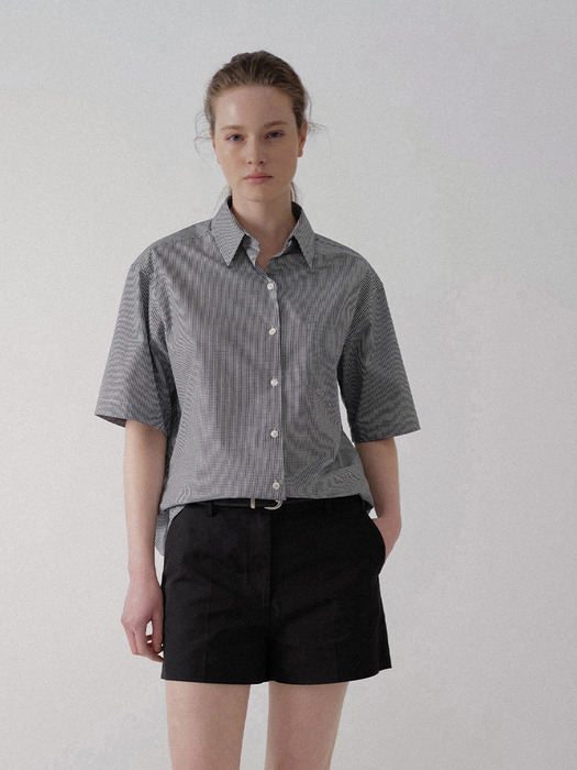 Tata cotton shirt (Gingham check)