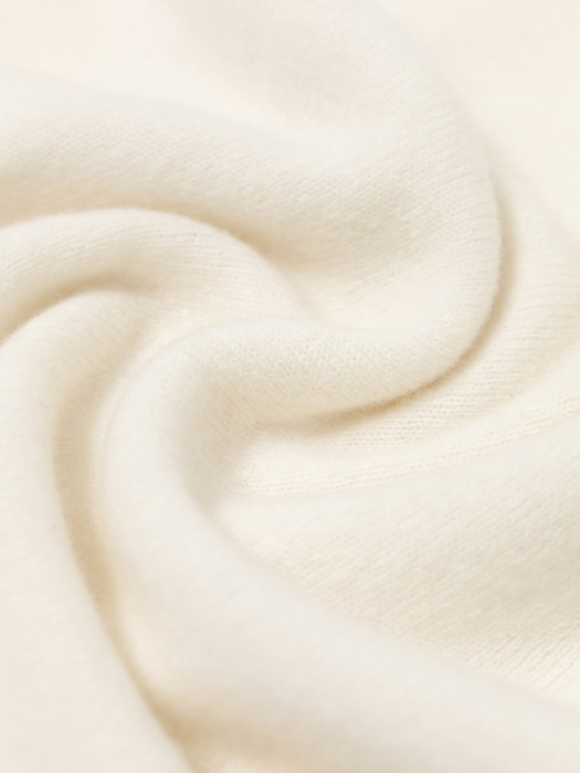 Soft Puff Sleeve Knit Cardigan (Ivory)