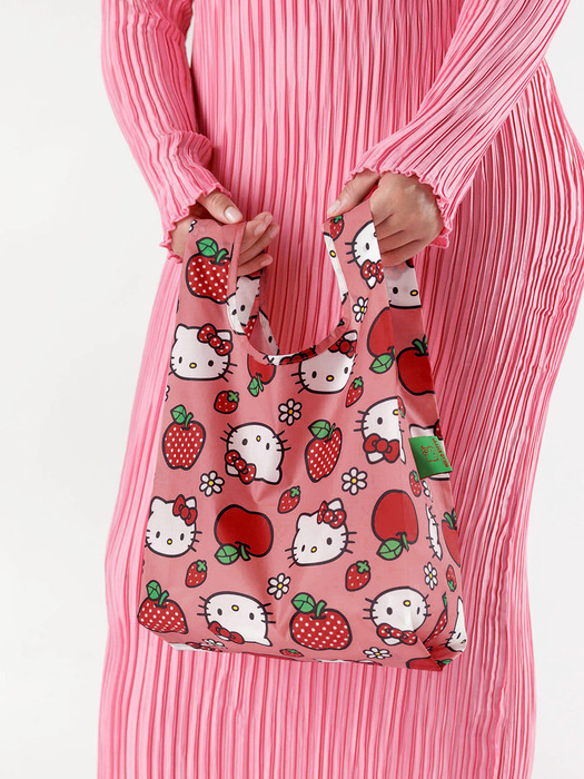 [바쿠백] 소형 베이비 에코백 장바구니 Hello Kitty Apple