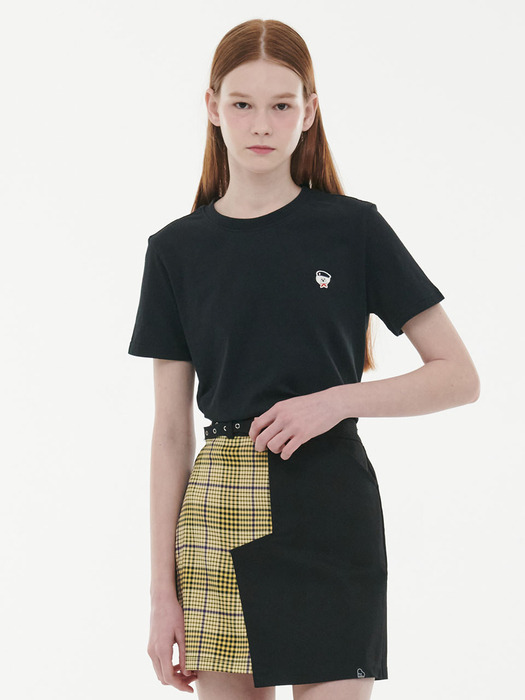 [WOMEN`S EDITION] 뉴 파리지앵 소프트 코튼 여성 반팔 티셔츠 블랙