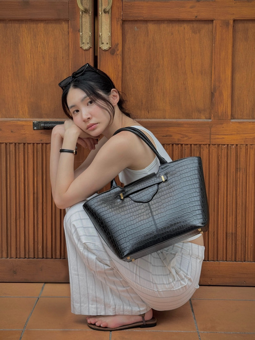 [앨펑 PICK][단독] Rover panier bag / Croco