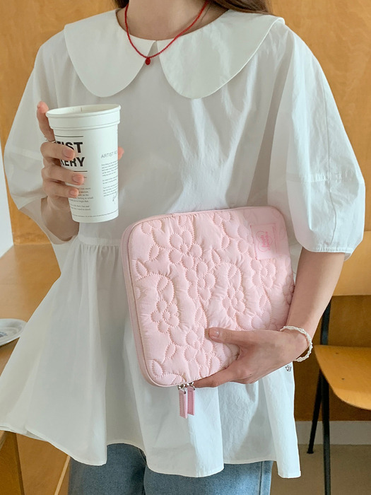 Flower Puffy iPad Pouch_HC2435PC001M