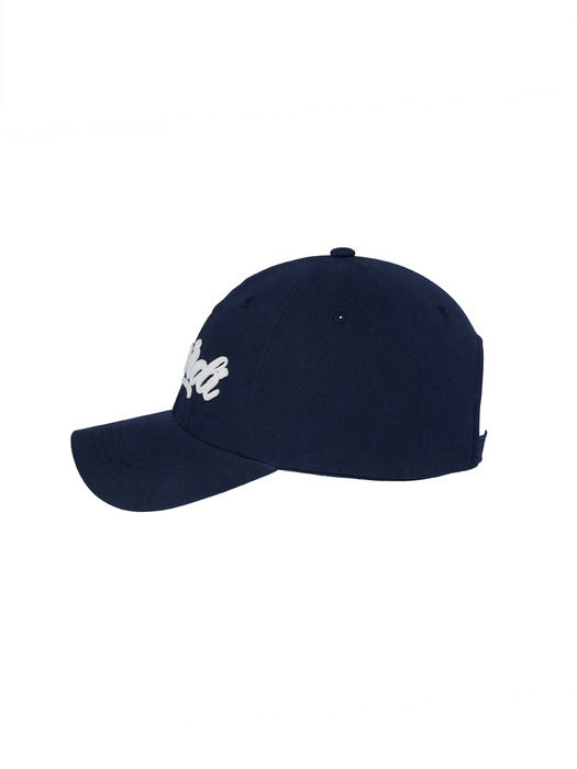 CAP MARDI VINTAGE LOGO_NAVY CREAM