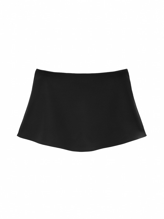 FLARE MICRO PANTS SKIRT IN BLACK