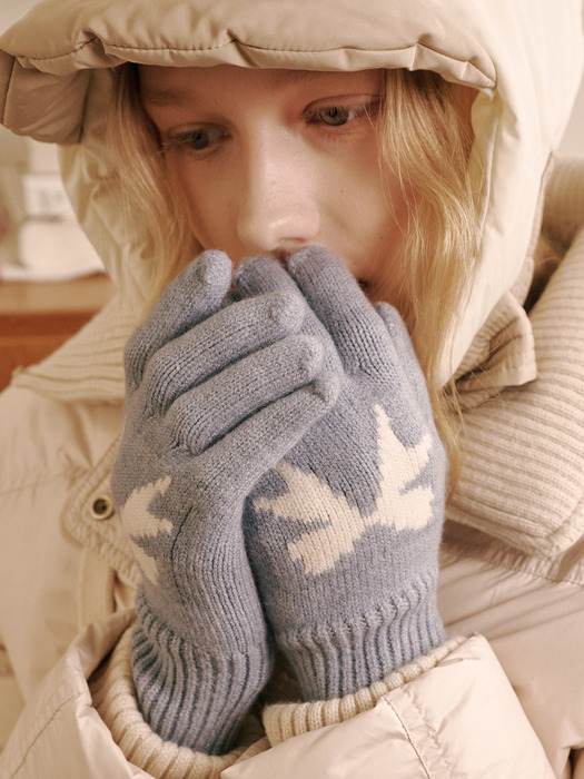 [단독] Ribbon Wool Gloves (10 Colors)