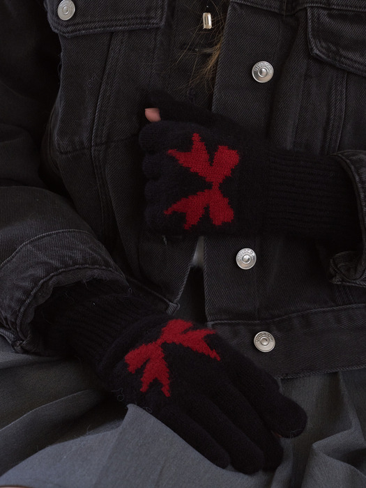 [단독] Ribbon Wool Gloves (10 Colors)