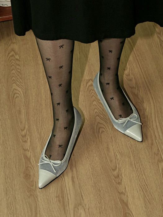 182J Dorothy Ribbon Pumps 5cm