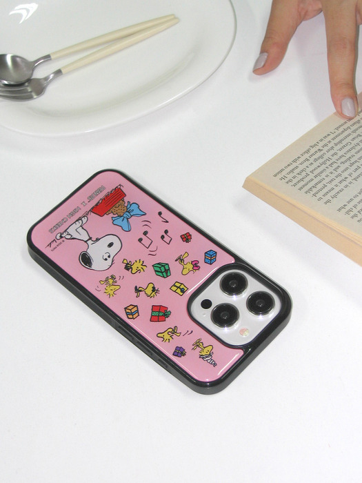 Gifts for snoopy epoxy case(pink)_HC249DEP001O