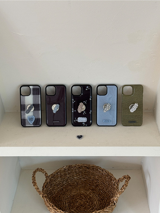 Present series :  Puffy check phonecase