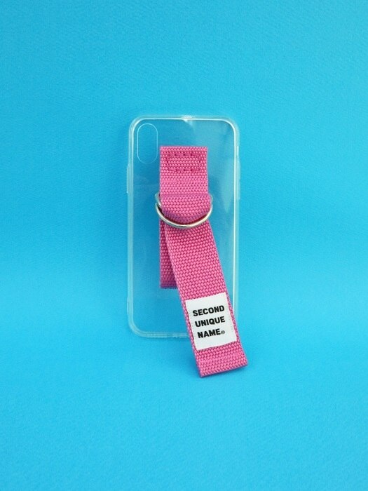 SUN CASE CLEAR PINK (JELLY CASE)