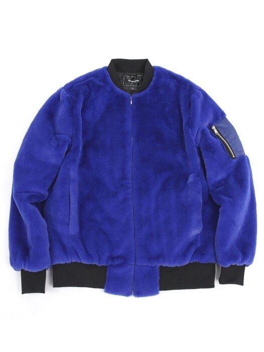 FUR MA-1 FLIGHT JACKET (BLUE)