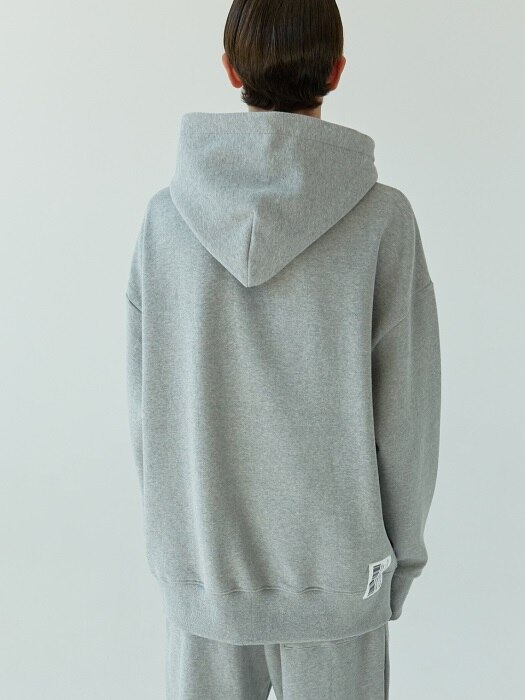 18FW 01 basic sweat hood (gray)
