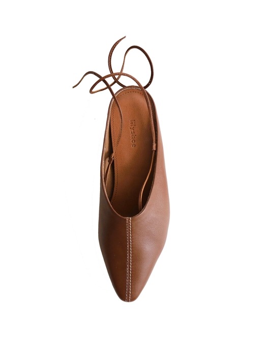 page strap mule - brown