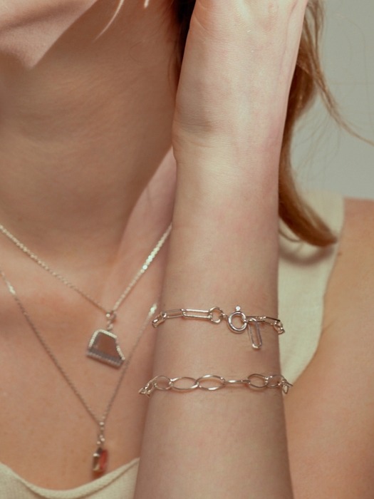 Lux oval chain Bracelet