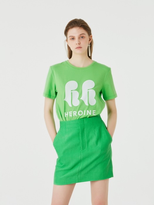 ONE-NECK HEROINE T-SHIRTS (GREEN)