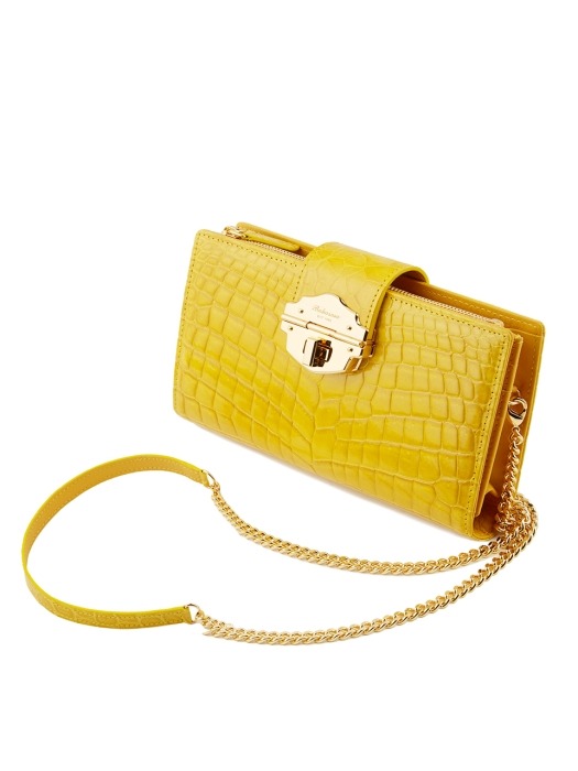 Crocodile Rea bag Yellow