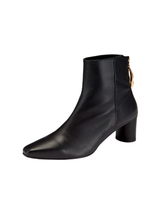 RK4-SH008 / Wave Oval Ankle Boots
