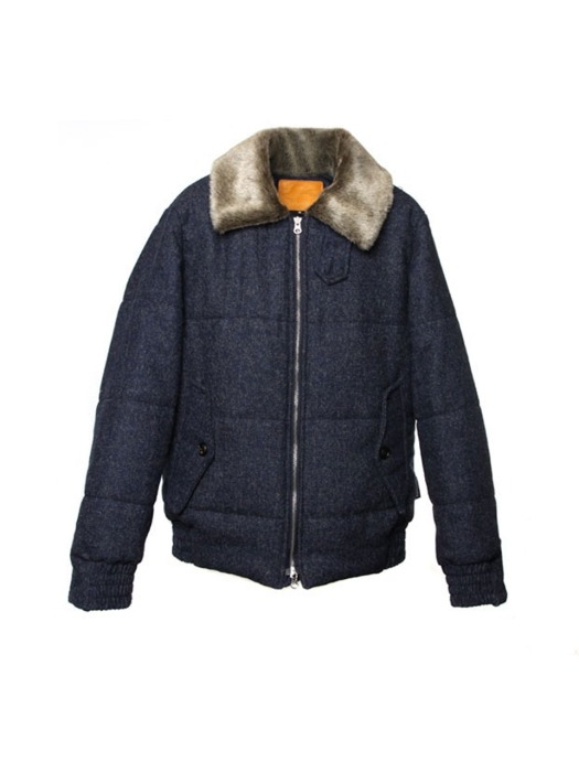 UTO-FB21 wool padding jacket[black/grey/navy(UNISEX)]
