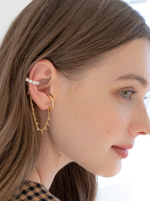 Bold earcuff earrings