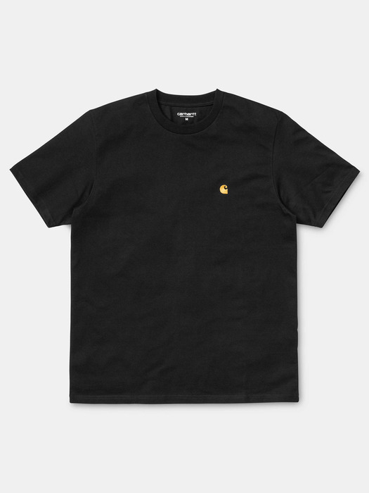 S/S CHASE T-SHIRT_BLACK/GOLD