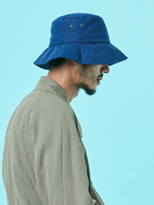 (Indigo 3pack)- bucket hat 