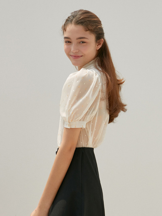 AMR1080 twinkle blouse (ivory)