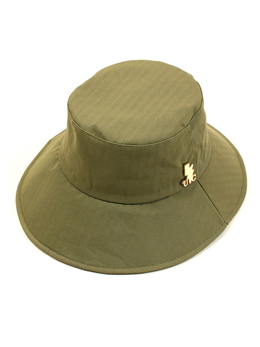 Side Thunder Khaki Over Bucket Hat 오버버킷햇