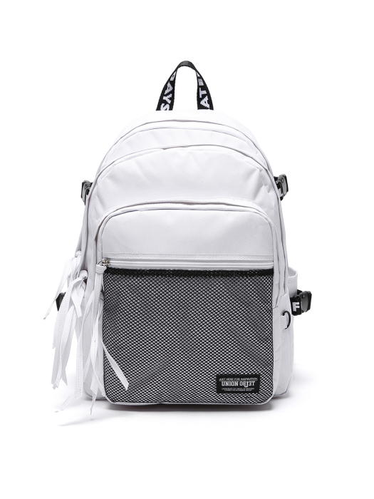 3D MESH BAGPACK WHITE