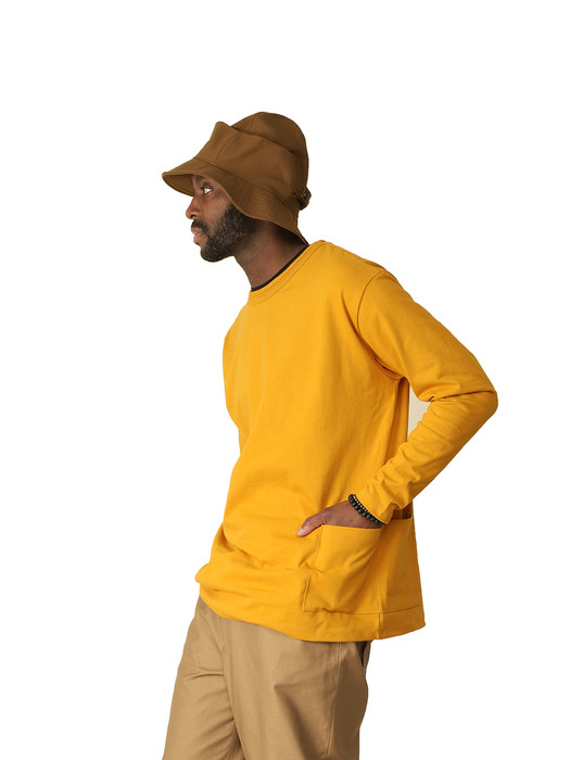 Long Sleeve Shirt Deep Cheddar 롱 슬리브 셔츠 DLWE