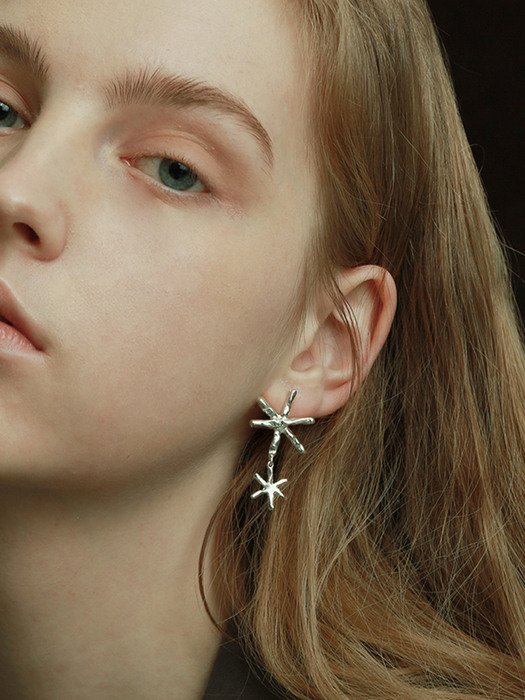 The classical star earrings no.3